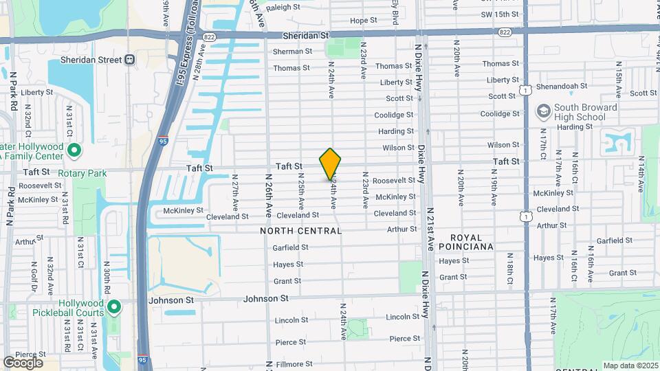 2404 Roosevelt St Map and Location Details