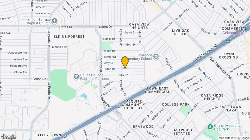 3528 Hilton Dr Map and Location Details