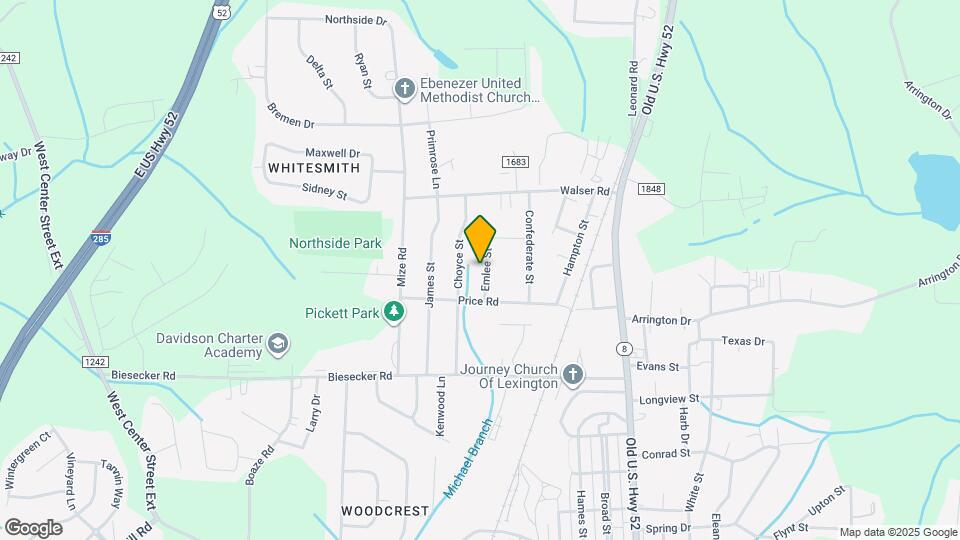 107 Emlee St Map and Location Details