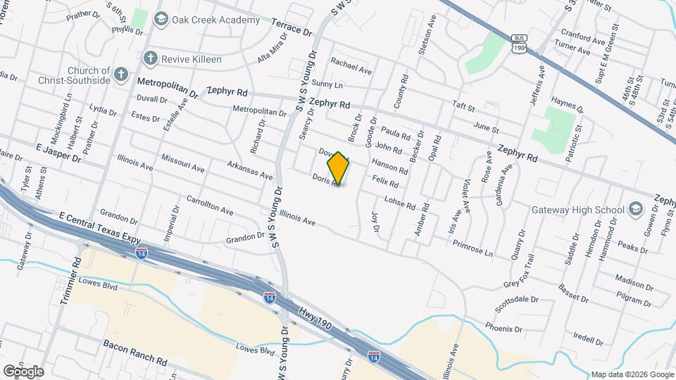 2312 Doris Dr Map and Location Details