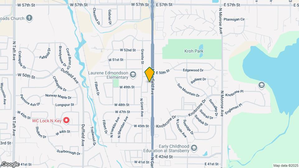 4914 Basswood Dr Map and Location Details