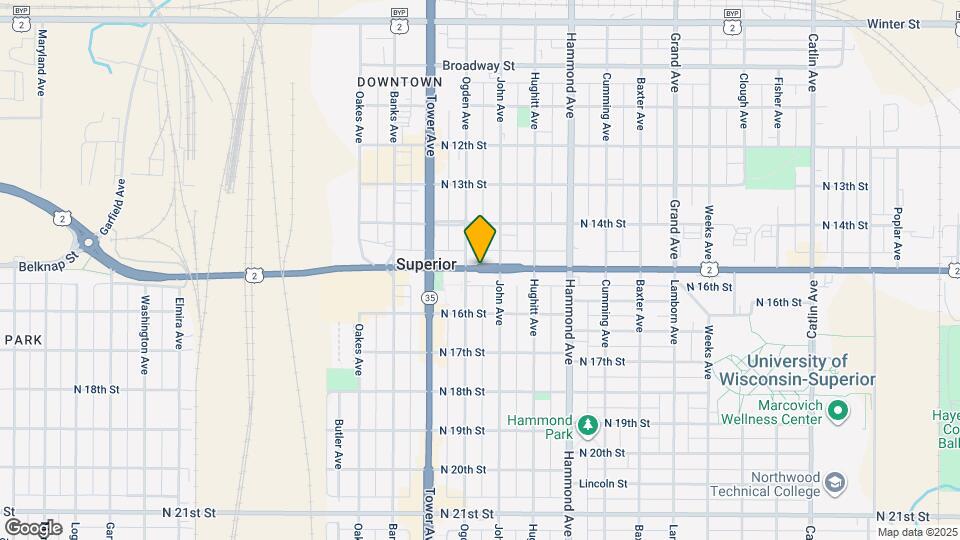 1122 Belknap St Map and Location Details
