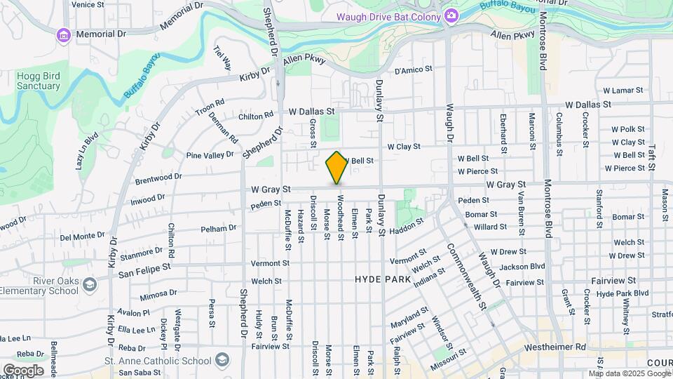 1931 W Gray St Map and Location Details