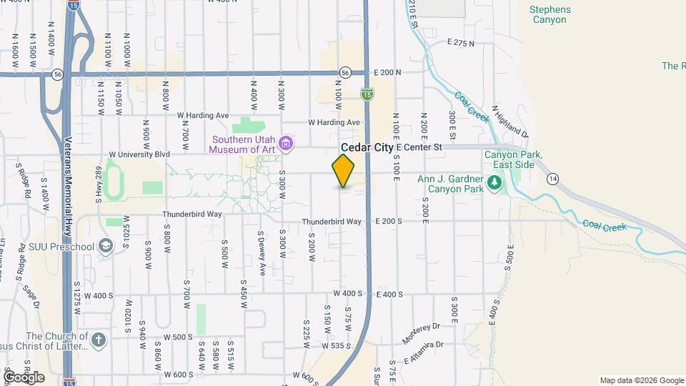 117 S 100 W Map and Location Details