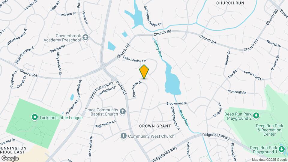 2429 Crowncrest Dr Map and Location Details