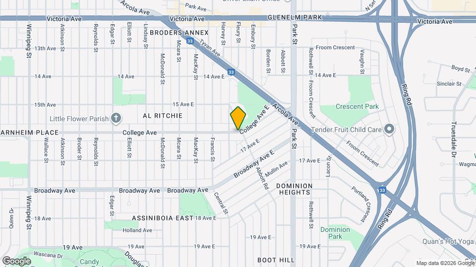 409 College Ave E Map and Location Details