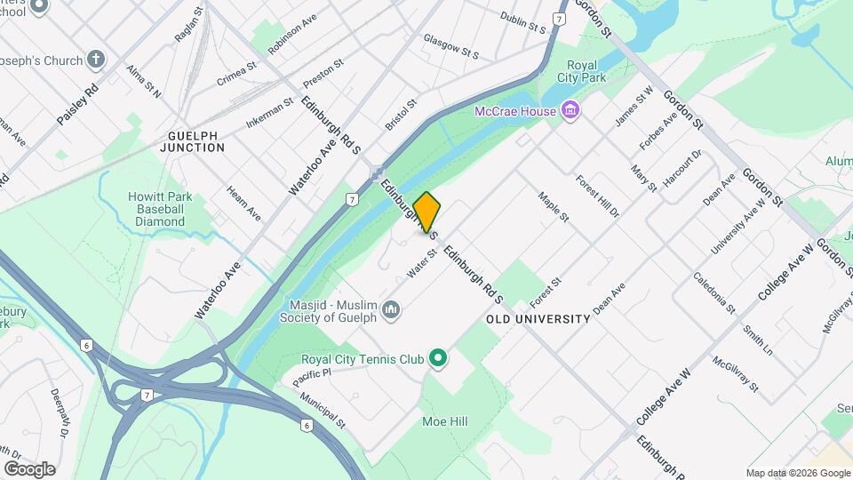 195 Edinburgh Rd S Map and Location Details