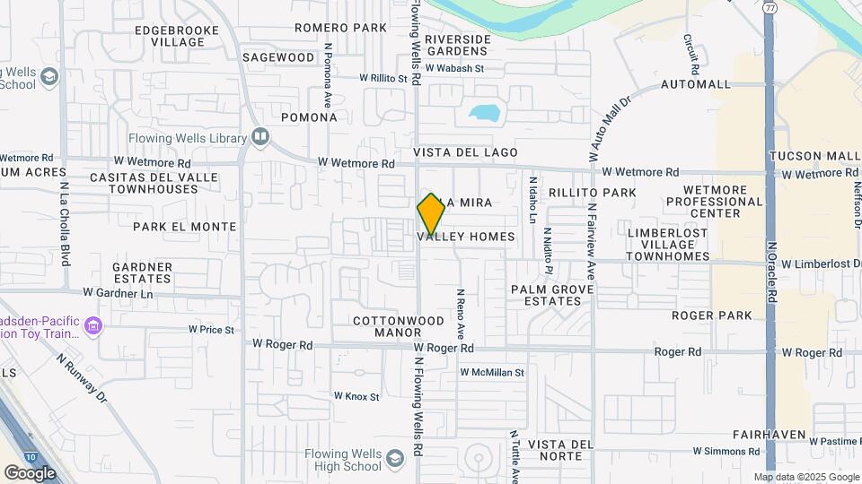 1357 W Talisman St Map and Location Details