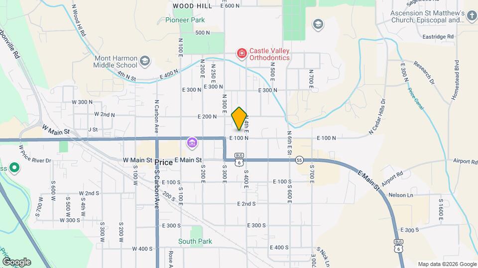 357 E 100 N Map and Location Details