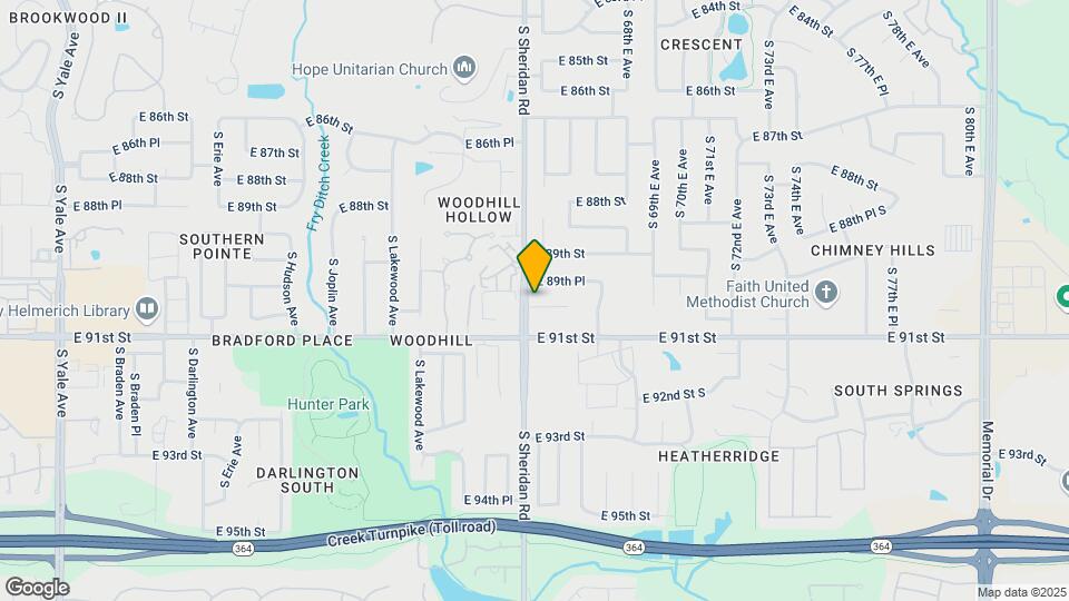 6505 E 90th St Map and Location Details
