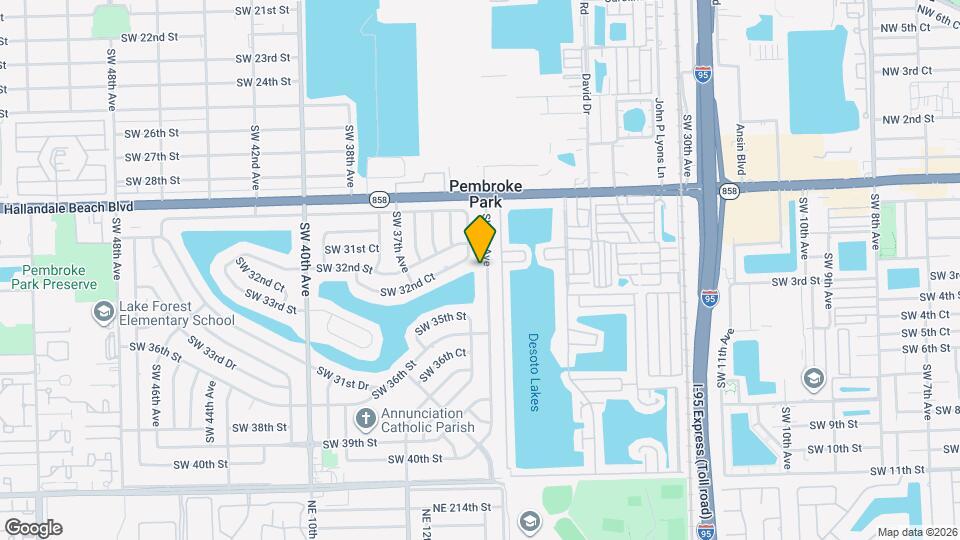 3300 SW 32 Ave Map and Location Details