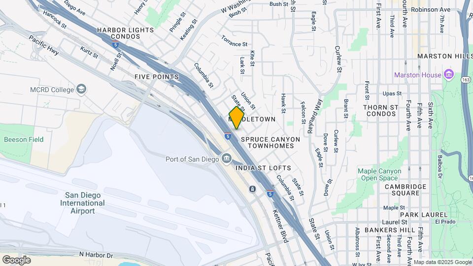 3341-3347 India St Map and Location Details