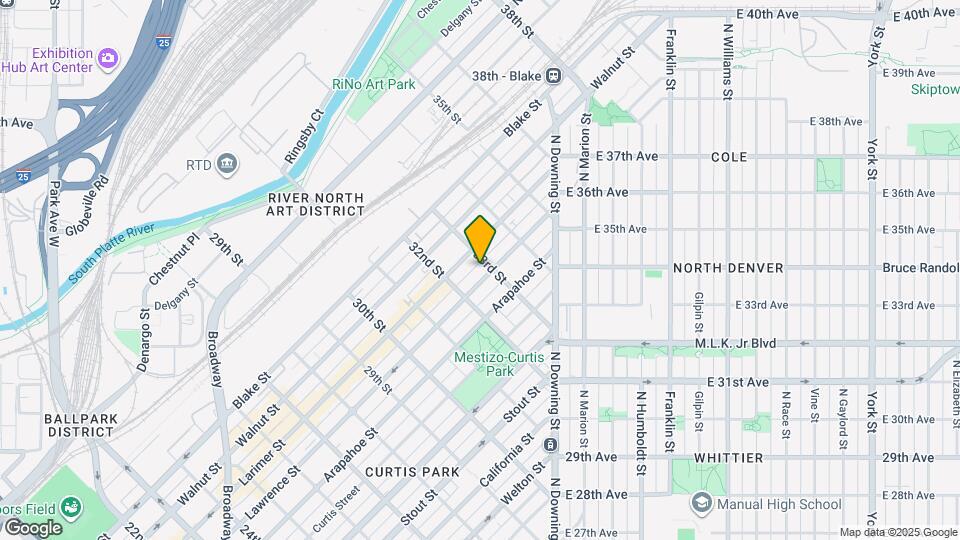 3251 Lawrence St Map and Location Details