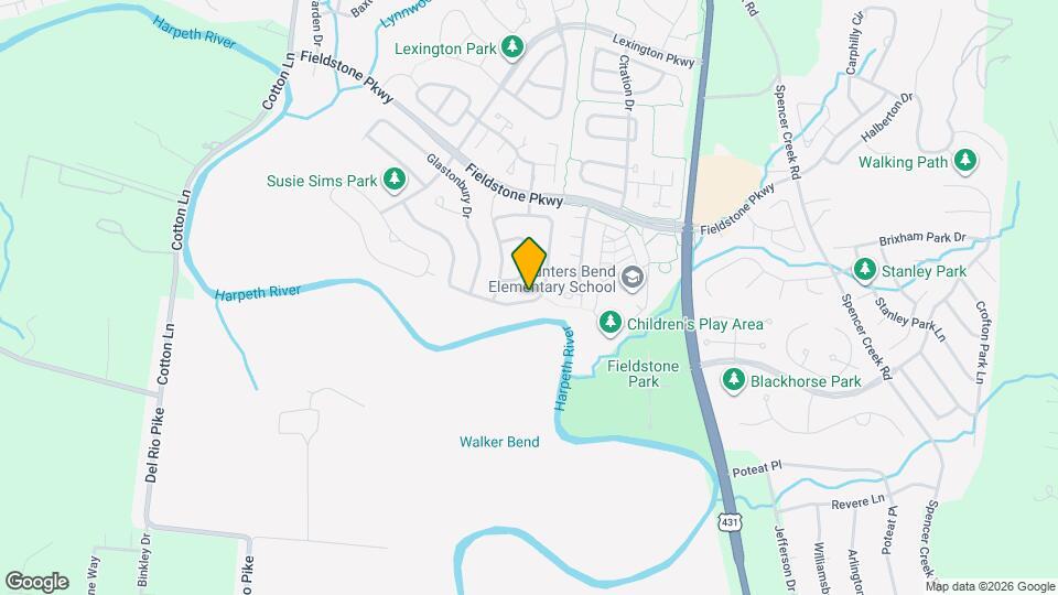 7016 Penbrook Dr Map and Location Details