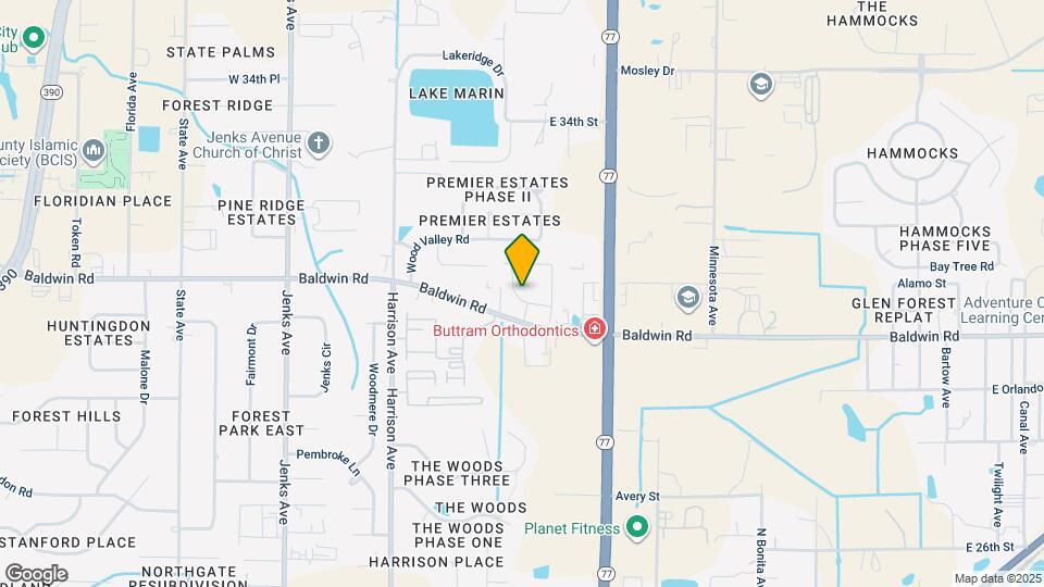 1403 Baldwin Rowe Cir Map and Location Details