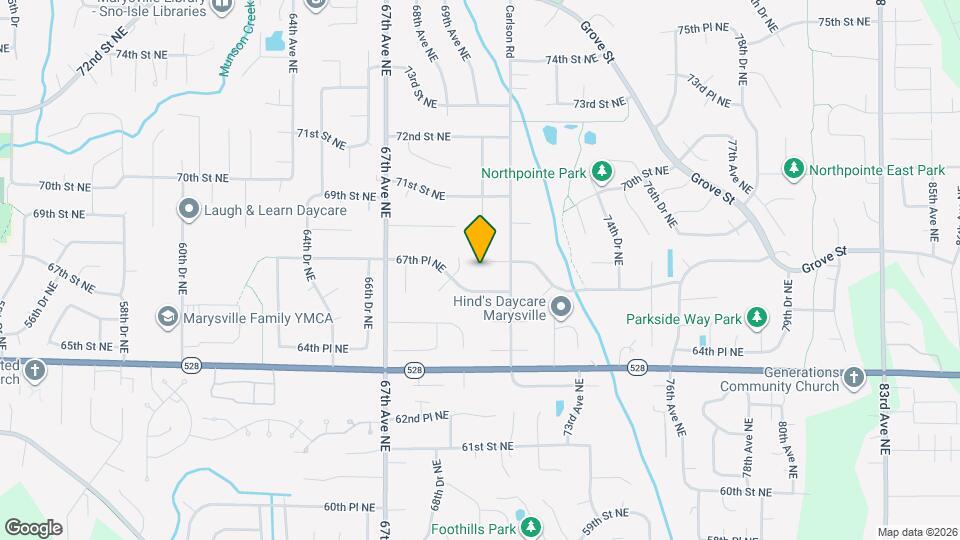 7006 67th St NE Map and Location Details