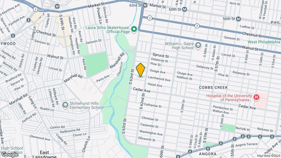 6223 Hazel Ave Map and Location Details