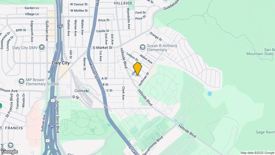 650 Villa St Mapa y Detalles de la Ubicación