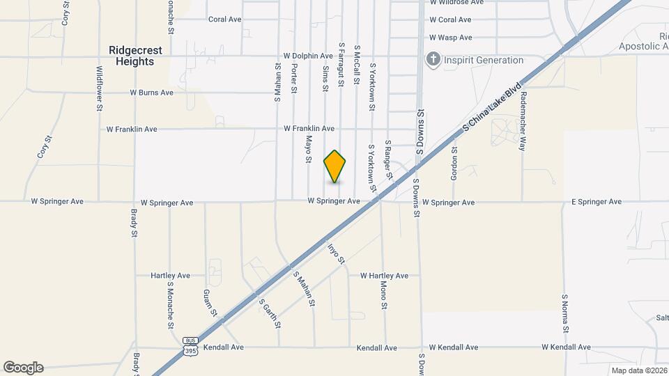 1633 S Farragut St Map and Location Details