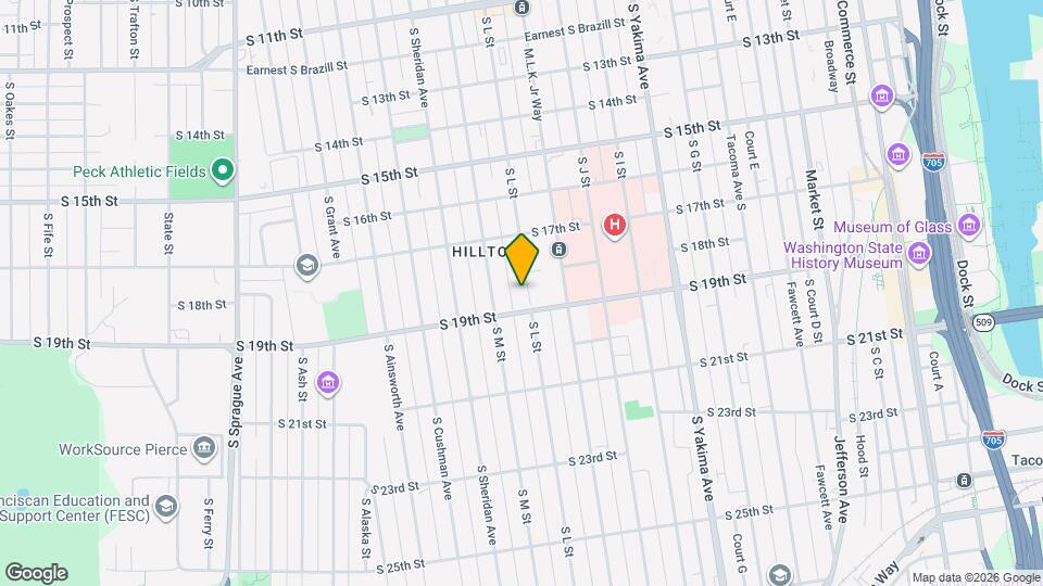 1812 S L St, Unit B Mapa y Detalles de la Ubicación