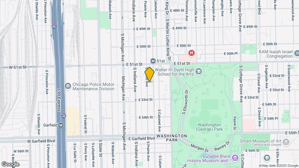 5205-5207 S Prairie Ave Mapa y Detalles de la Ubicación