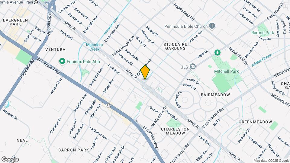 3341 Alma St Mapa y Detalles de la Ubicación