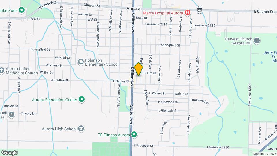 1221 S Park Ave Map and Location Details