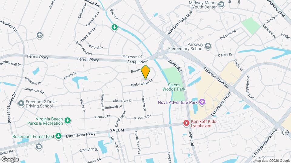 4264 Derby Wharf Dr Map and Location Details