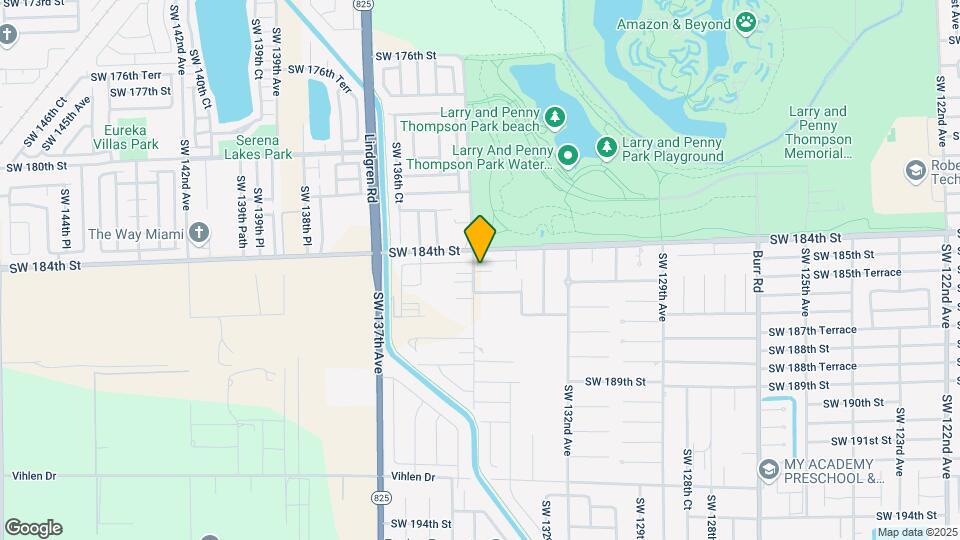 13376 SW 184th Ter Map and Location Details