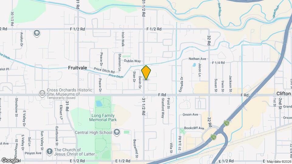 610 Silver Mountain Drive Map and Location Details