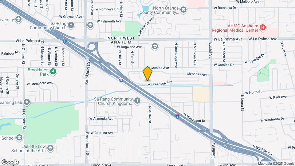 1963 W Greenleaf Ave, Unit L Map and Location Details