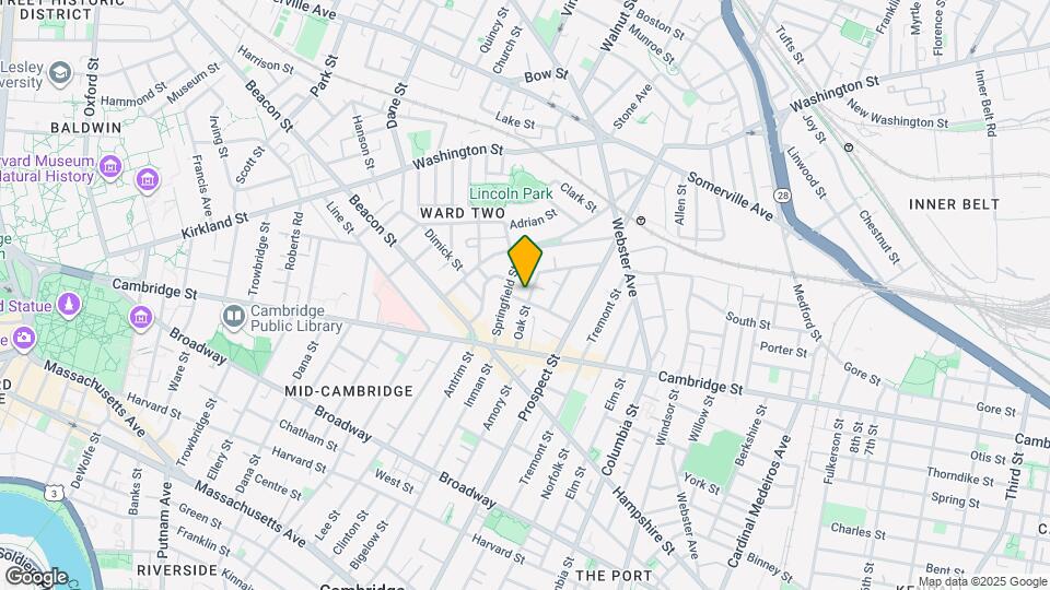 67 Oak St, Unit 2T Mapa y Detalles de la Ubicación