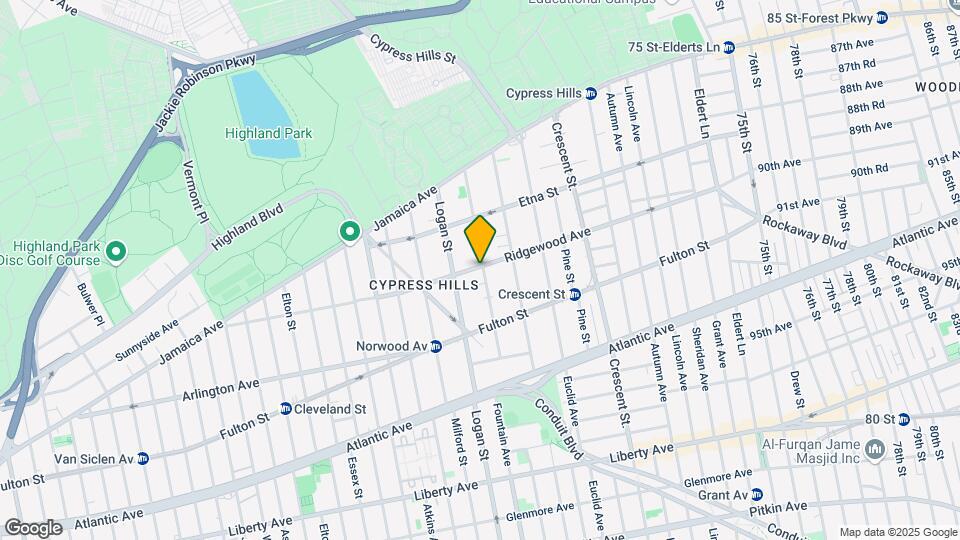 310 Ridgewood Ave Map and Location Details