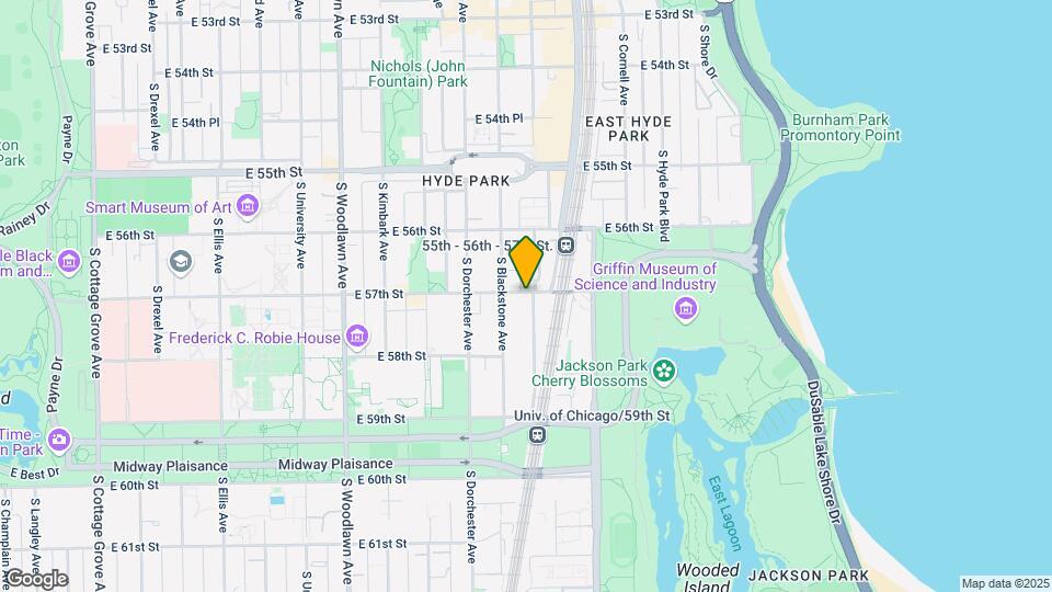 5704 S Harper Ave Map and Location Details