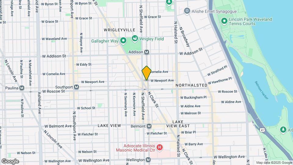 947-949 W Newport Ave Mapa y Detalles de la Ubicación