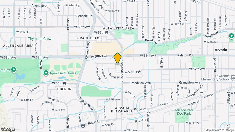 5718 Iris St Map and Location Details