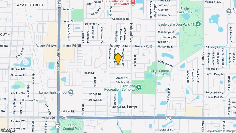 1074 S Woodbrook Drive South Mapa y Detalles de la Ubicación