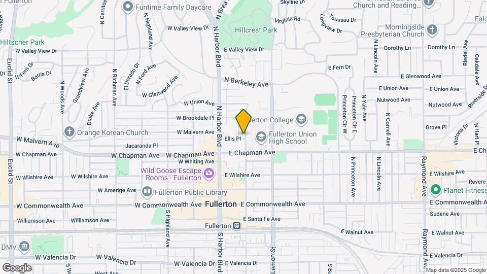 603 N Pomona Ave Map and Location Details