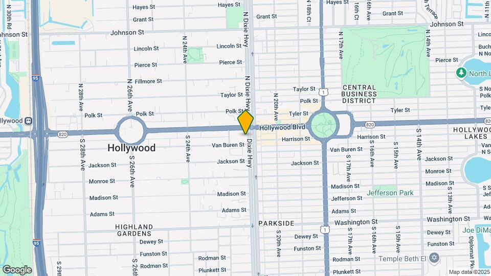 Hollywood Station Mapa y Detalles de la Ubicación