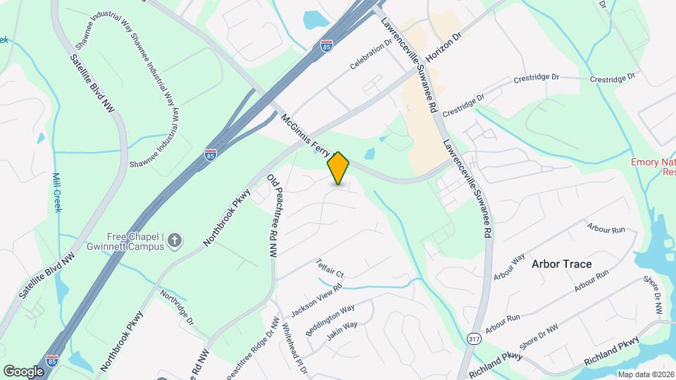 450 Manor Glen Dr Mapa y Detalles de la Ubicación