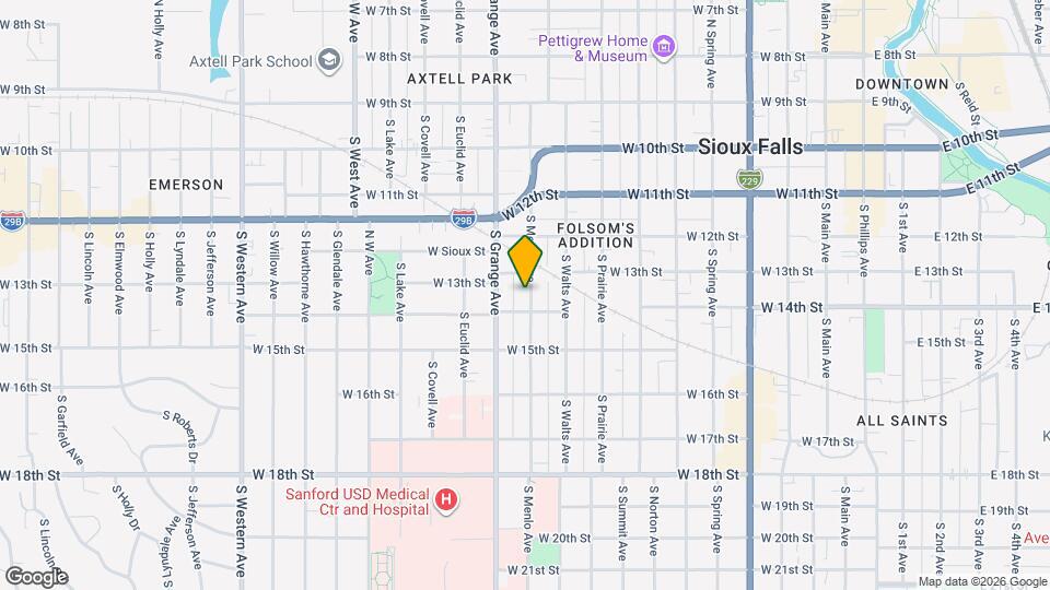 521 S Menlo Ave Map and Location Details