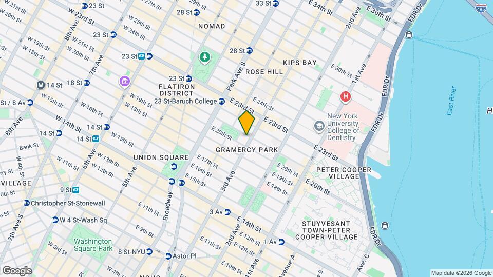 38 Gramercy Park E Map and Location Details