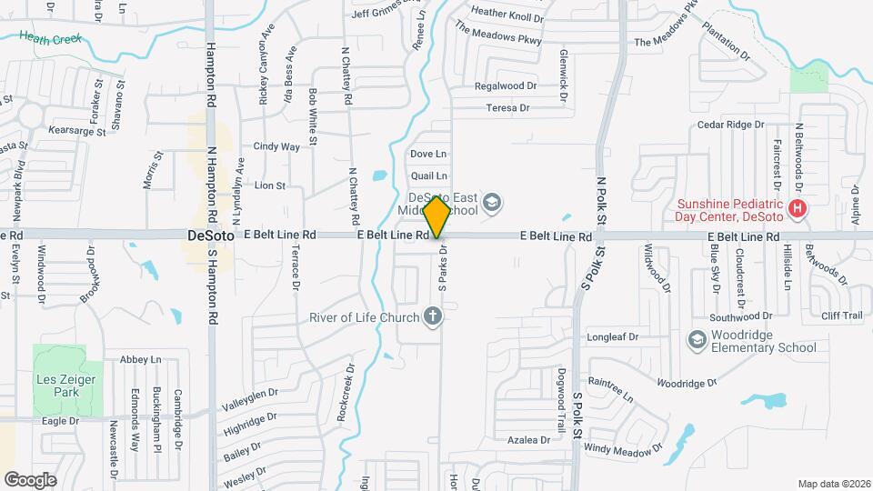 514 E Belt Line Rd Map and Location Details