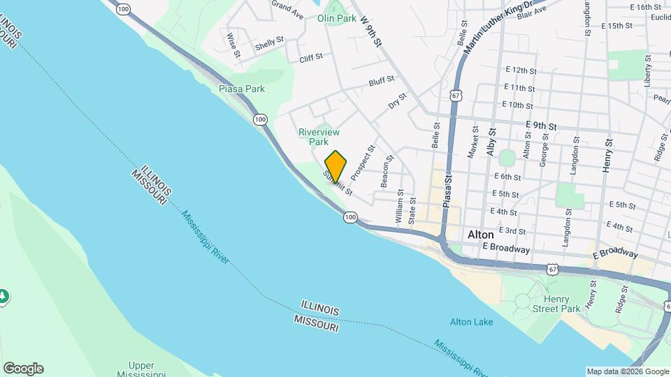 605 Summit St Map and Location Details