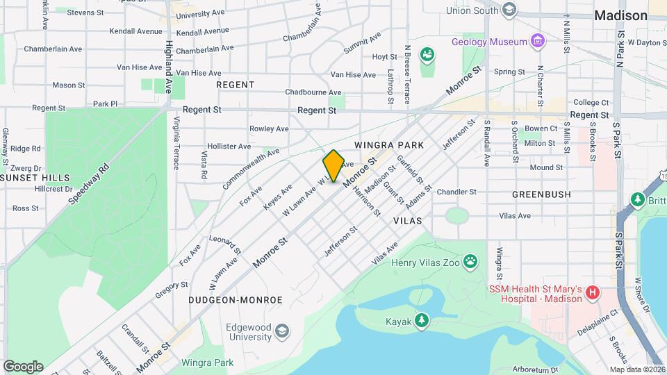 1920 Monroe St Map and Location Details