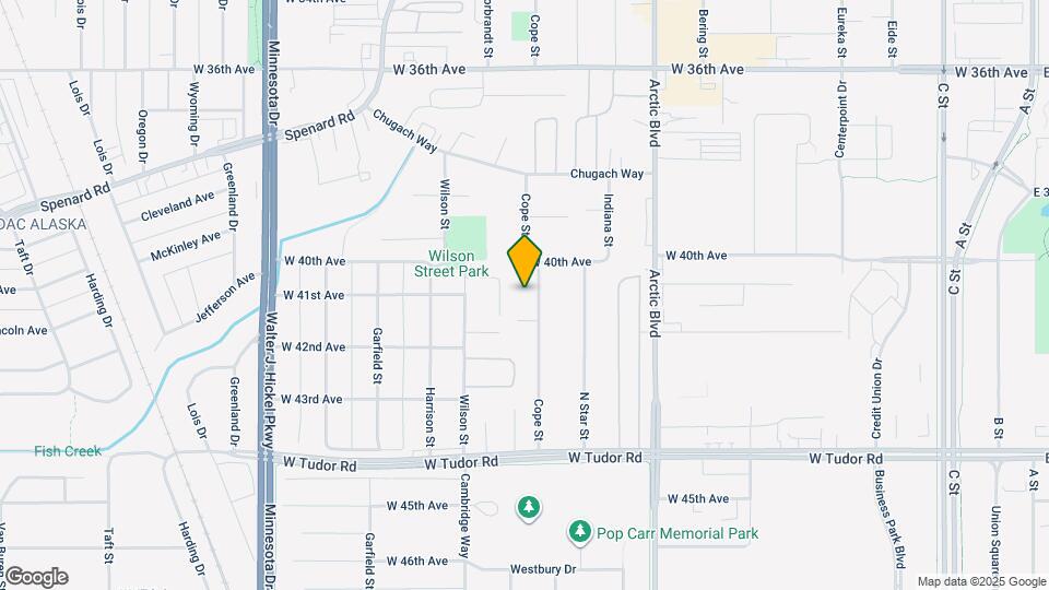 4102 Cope St Map and Location Details