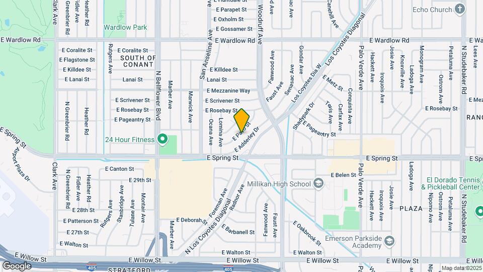 5856 E Pavo St Map and Location Details