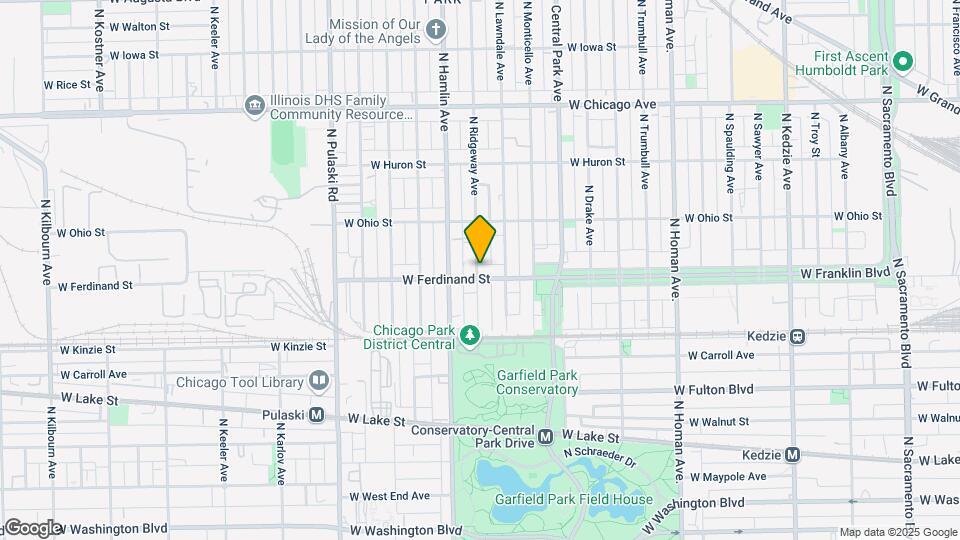 509 N Ridgeway Map and Location Details