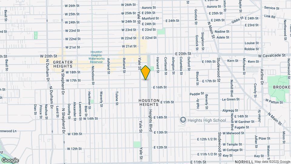 1621 Heights Blvd Map and Location Details