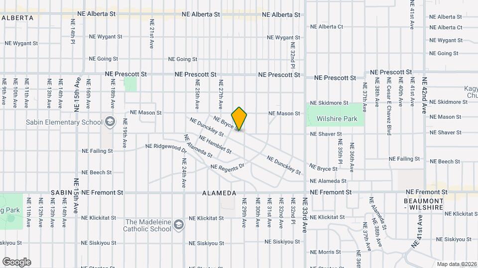 2836 NE Bryce St Map and Location Details